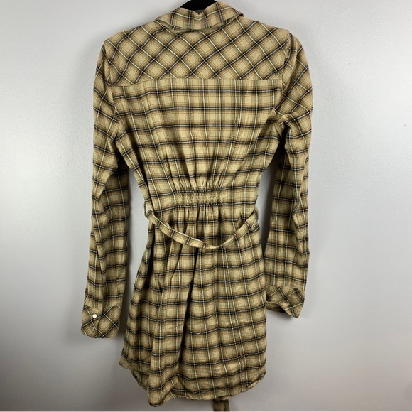 Guess | Jeans Flannel Plaid Western Snap Down Dress Tunic. Size Large - Picture 10 of 11